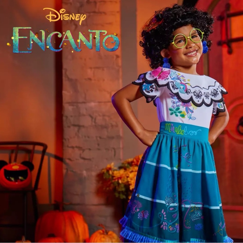 Disney Encanto MARIBEL MADRIGAL Costume Dress PLUS Accessories